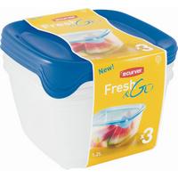 Tárolódoboz 3x 1,2 Liter, Fresh & Go - műanyag - Curver