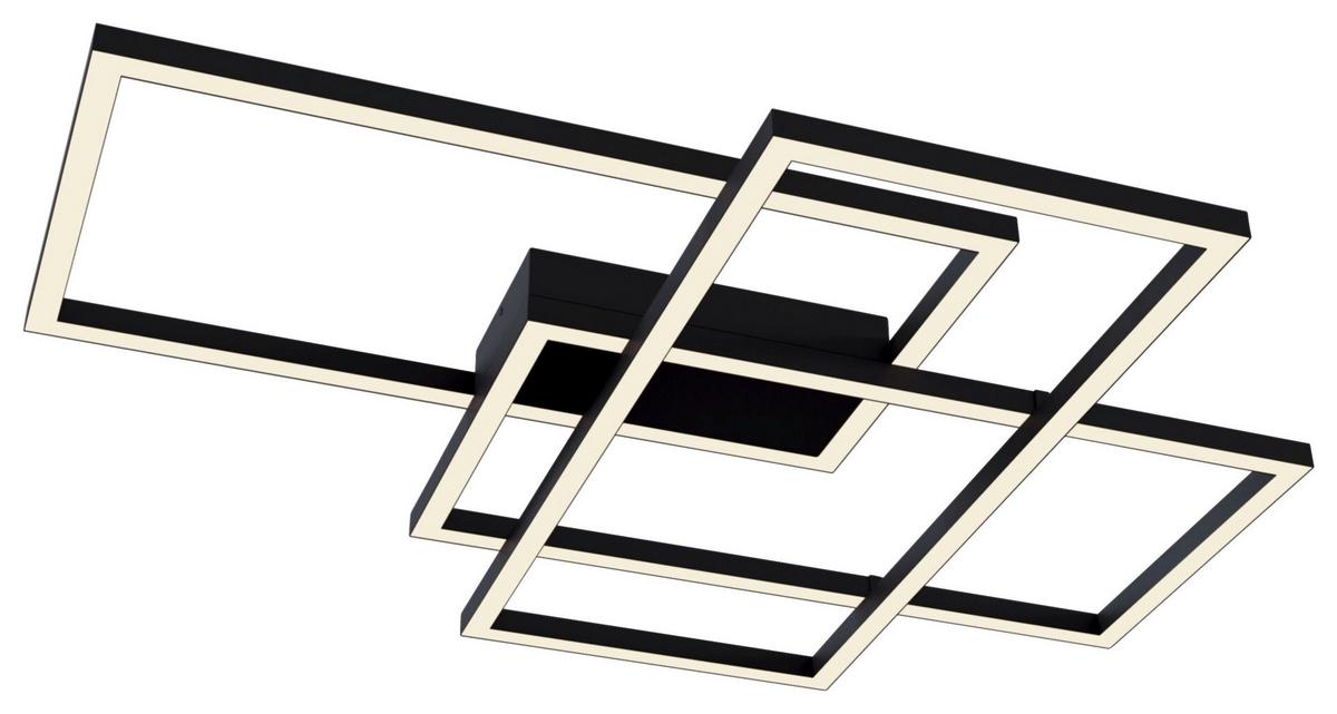 Deckenleuchte Line - Schwarz, Basics, Kunststoff/Metall (68/78/8cm) - MAYTONI