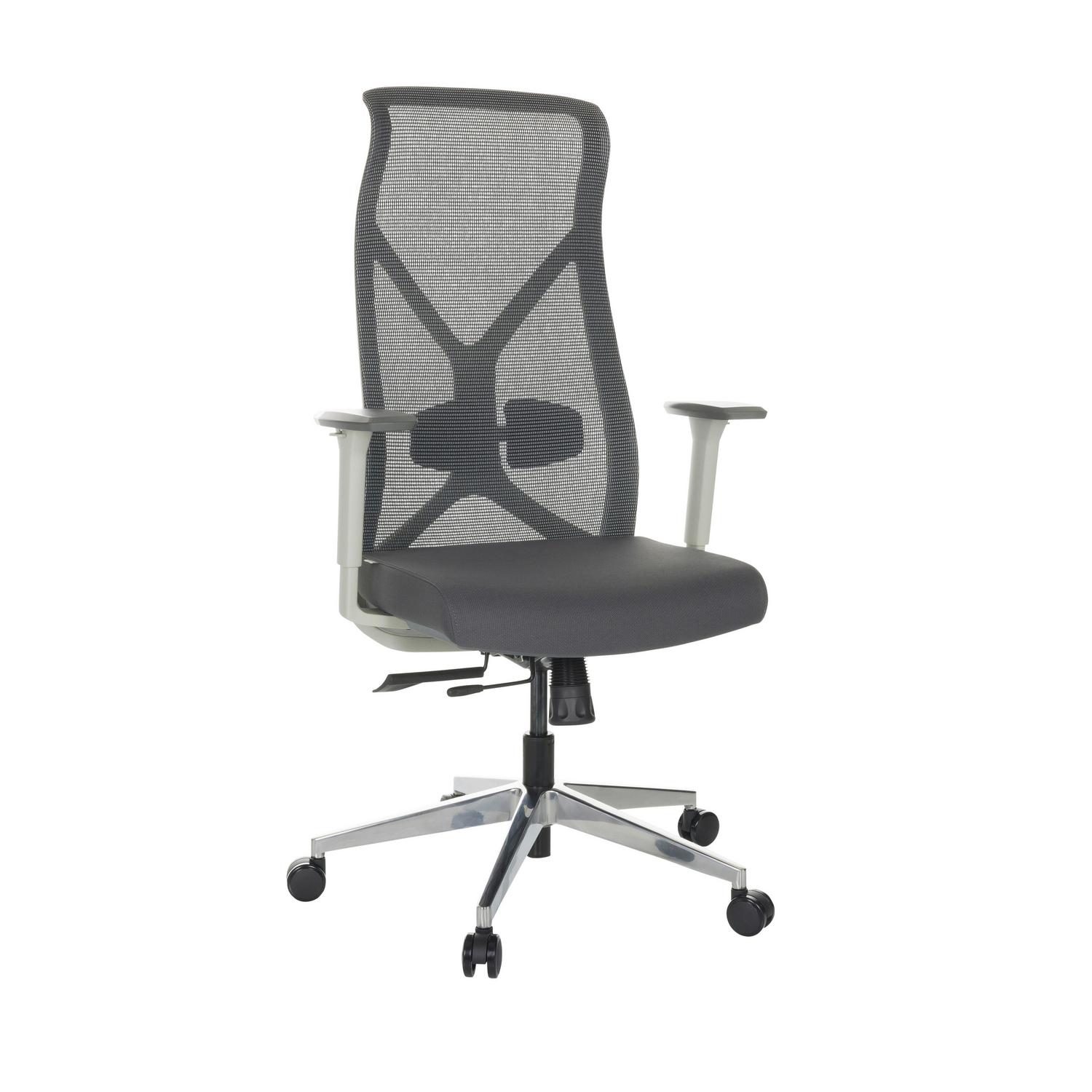 Drehstuhl Azurro White Schwarz 69x119-128x60 cm
