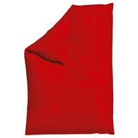 Bettdeckenbezug Knitted Jersey 135-140x200cm Dunkelrot - Dunkelrot, Basics, Textil (135-140/200cm) - Schlafgut