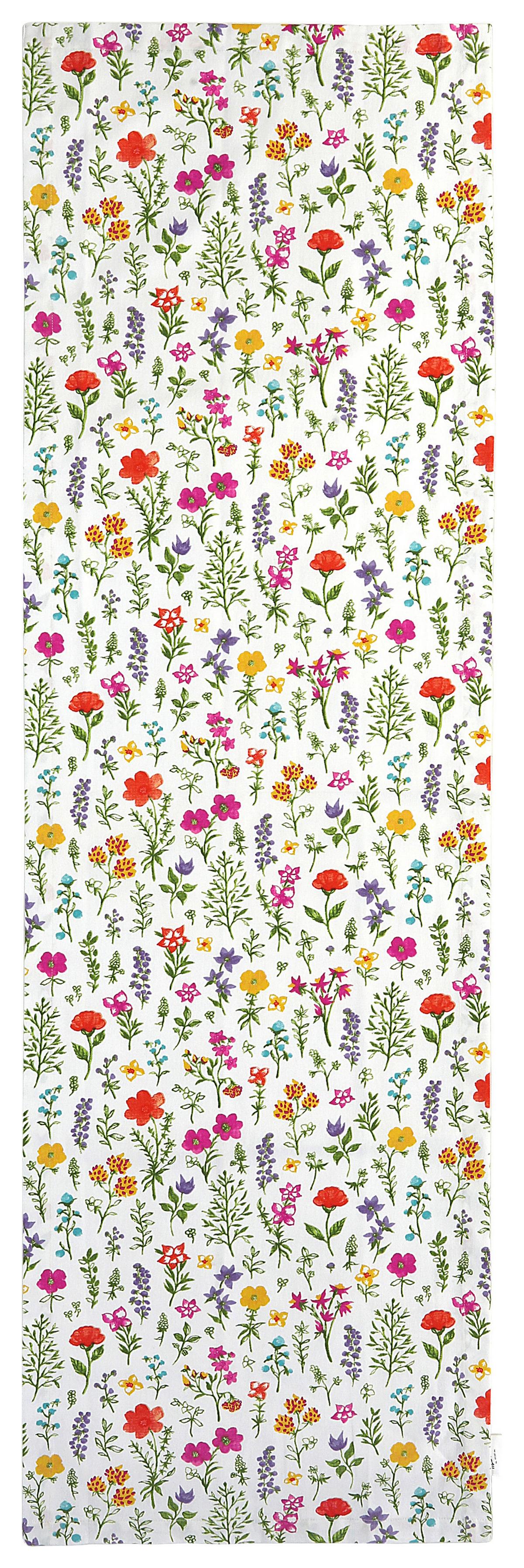 Tischläufer Linessa - Pink/Gelb, MODERN, Textil (40/150cm) - Luca Bessoni