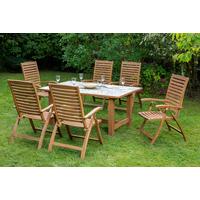 Gartensessel Klappbar Paraiba Echtholz Akazie - Akaziefarben, ROMANTIK / LANDHAUS, Holz (63/114/95cm) - Gardenson