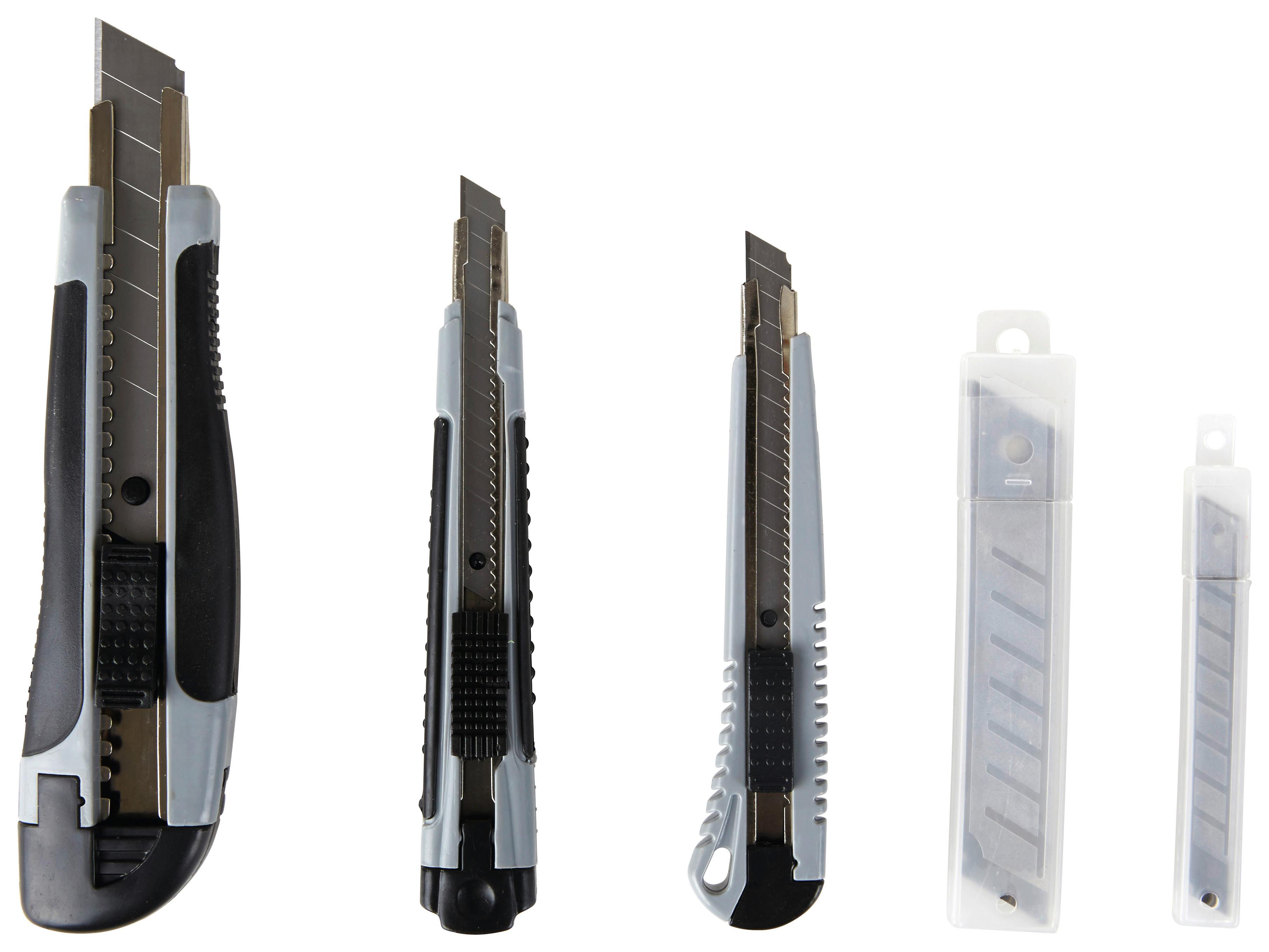Cuttermesser-Set 23--Teilig. Ersatzklingen Metall