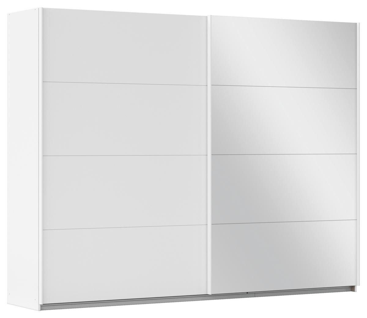 Schwebetürenschrank Scala Weiß B: 271 Cm - Weiß, MODERN, Holzwerkstoff (271/210/57cm) - Rauch Möbel