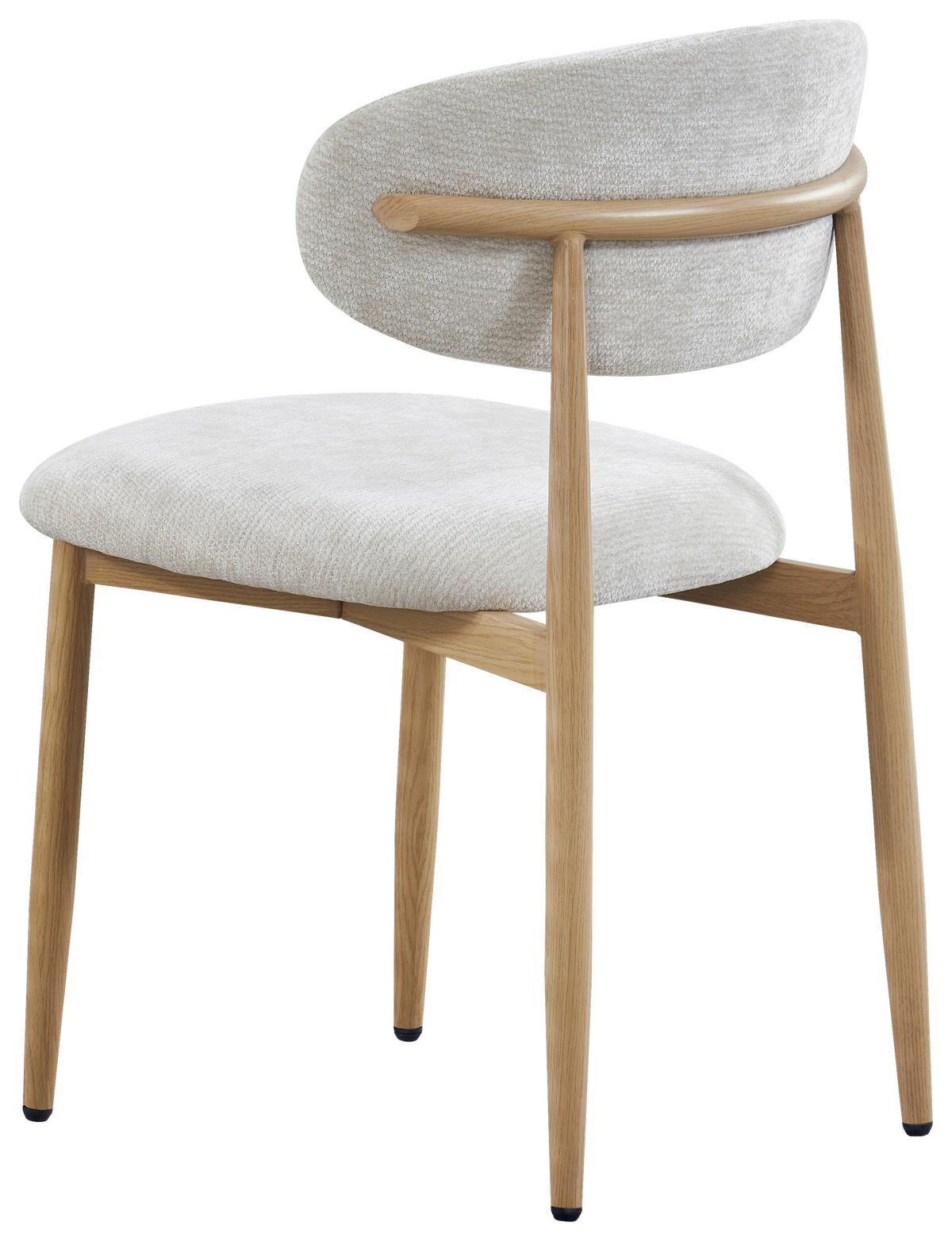 STOLIČKA IDA - farba duba/béžová, Design, kov/drevo (50/80/57cm) - Mömax