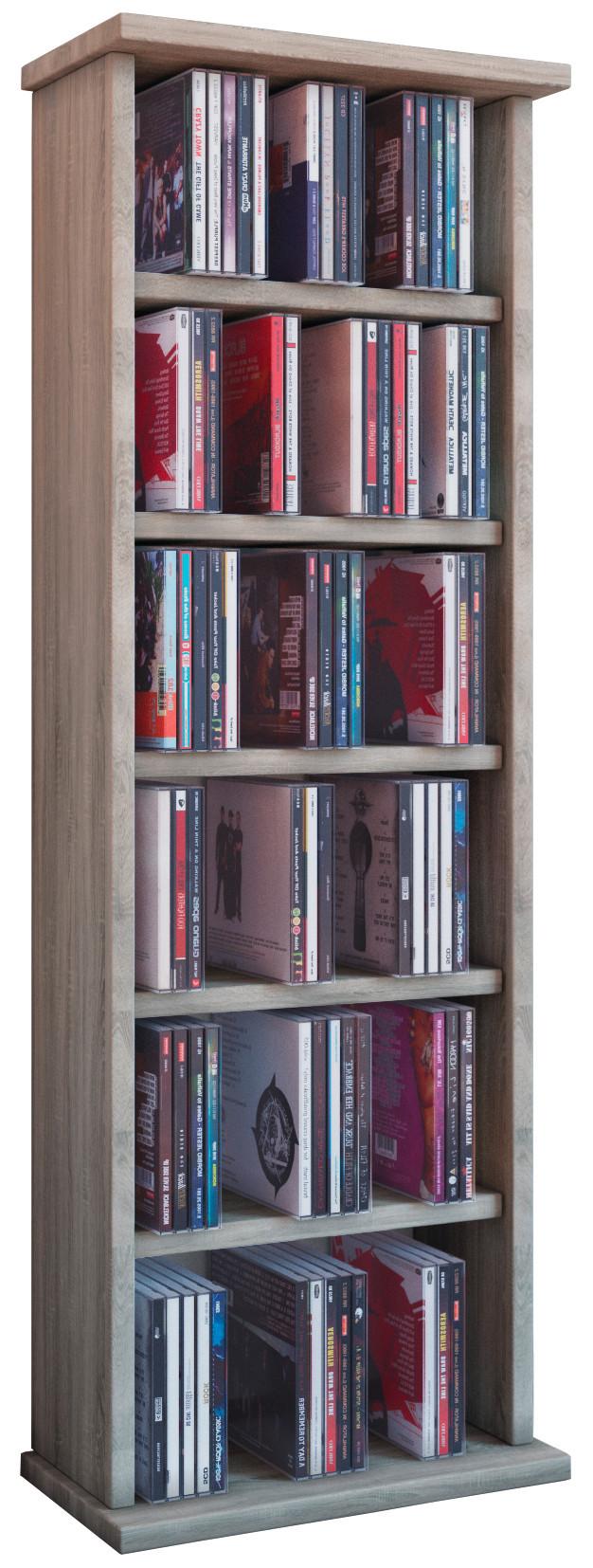 Cd Regal Vostan 31 Cm Eiche Dekor - Eichefarben, KONVENTIONELL, Holzwerkstoff (31/92/18cm) - MID.YOU