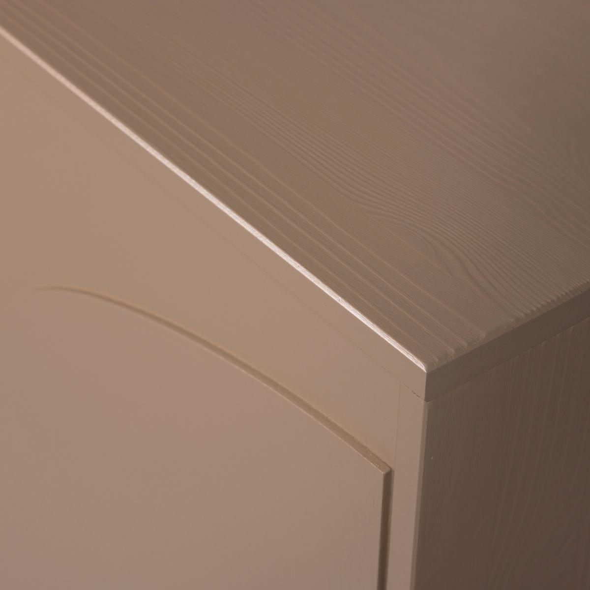 Kommode Cadiz Schlammfarben B: 85cm - Schlammfarben/Schwarz, Design, Holz (85/135/40cm) - Livetastic