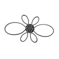 Led-deckenleuchte 645619132 Fly - Schwarz/Weiß, Design, Kunststoff/Metall (83/45,5/7,5cm) - Trio Leuchten