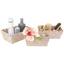 Regalkorbset Gesa, Beige - Beige, KONVENTIONELL, Kunststoff/Metall - Ombra