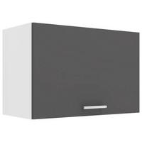 Küchenoberschrank Esilo 60 Cm Anthrazit/weiß 1 Klappe - Anthrazit/Weiß, KONVENTIONELL, Holzwerkstoff (60/40/31cm) - MID.YOU