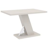 Esstisch Severin Kaschmir, B: 110cm - Kaschmir/Alufarben, Trend, Holzwerkstoff (110/76/80cm)