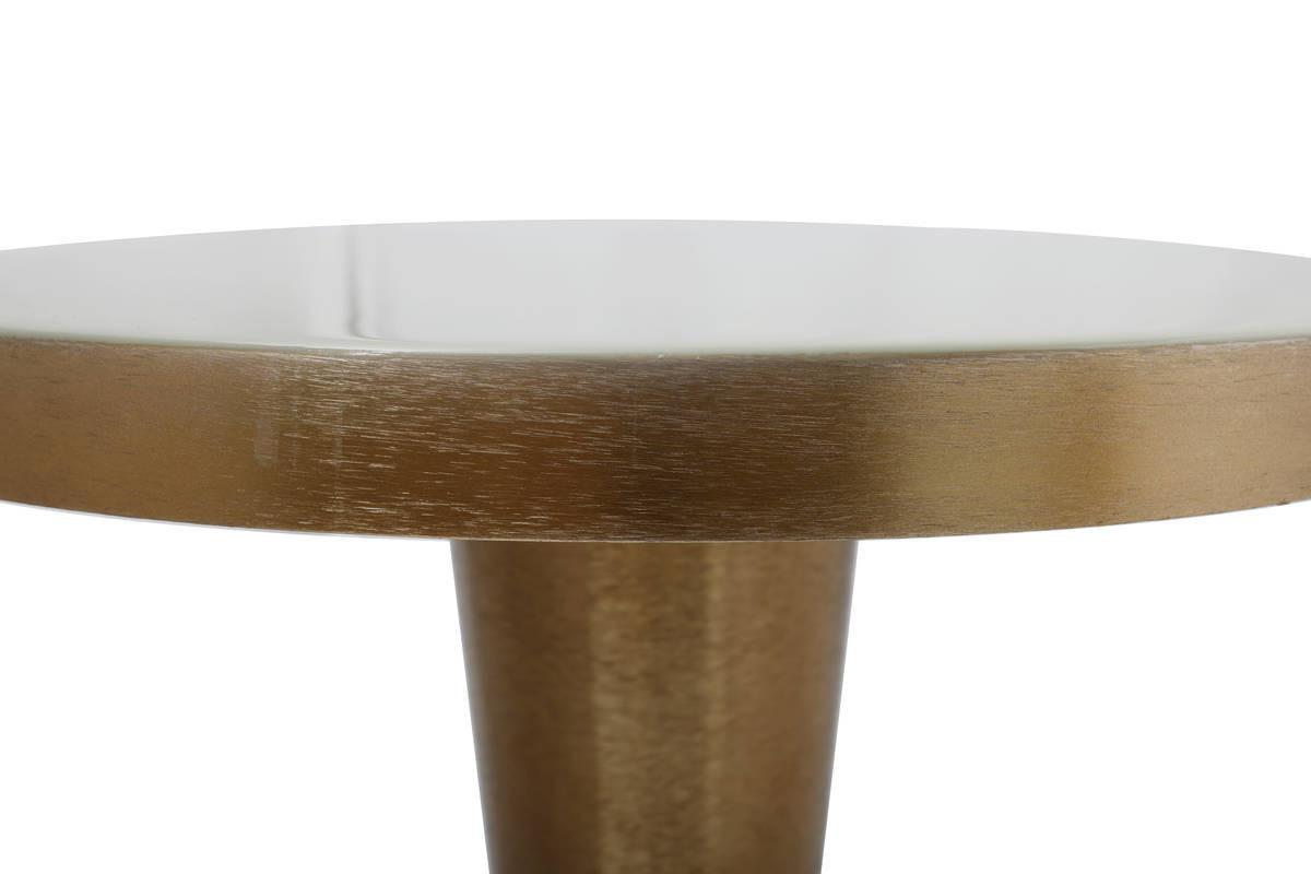 Beistelltisch Art Deco Dunklegrün/Mintgrün - Dunkelgrün/Mintgrün, Trend, Metall (41/56cm) - Kayoom