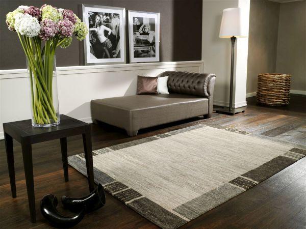 Orientteppich Silk Greny Braun/Naturfarben 120x180 cm - Braun/Naturfarben, KONVENTIONELL, Textil (120/180cm) - Cazaris