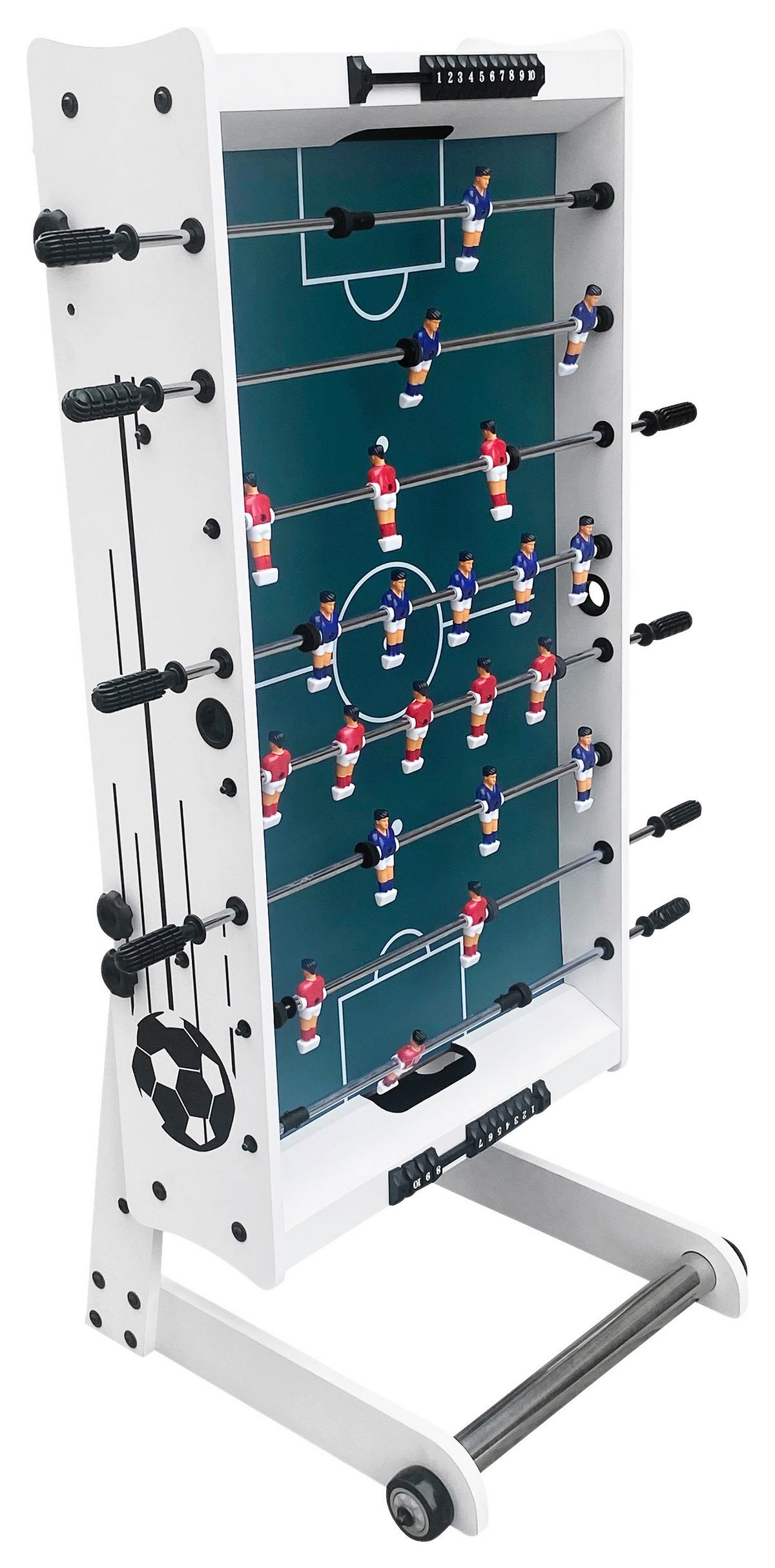 Tischfußball C040.103.11 - Weiß, KONVENTIONELL, Holz/Kunststoff (61/81/122cm) - Ambia Garden