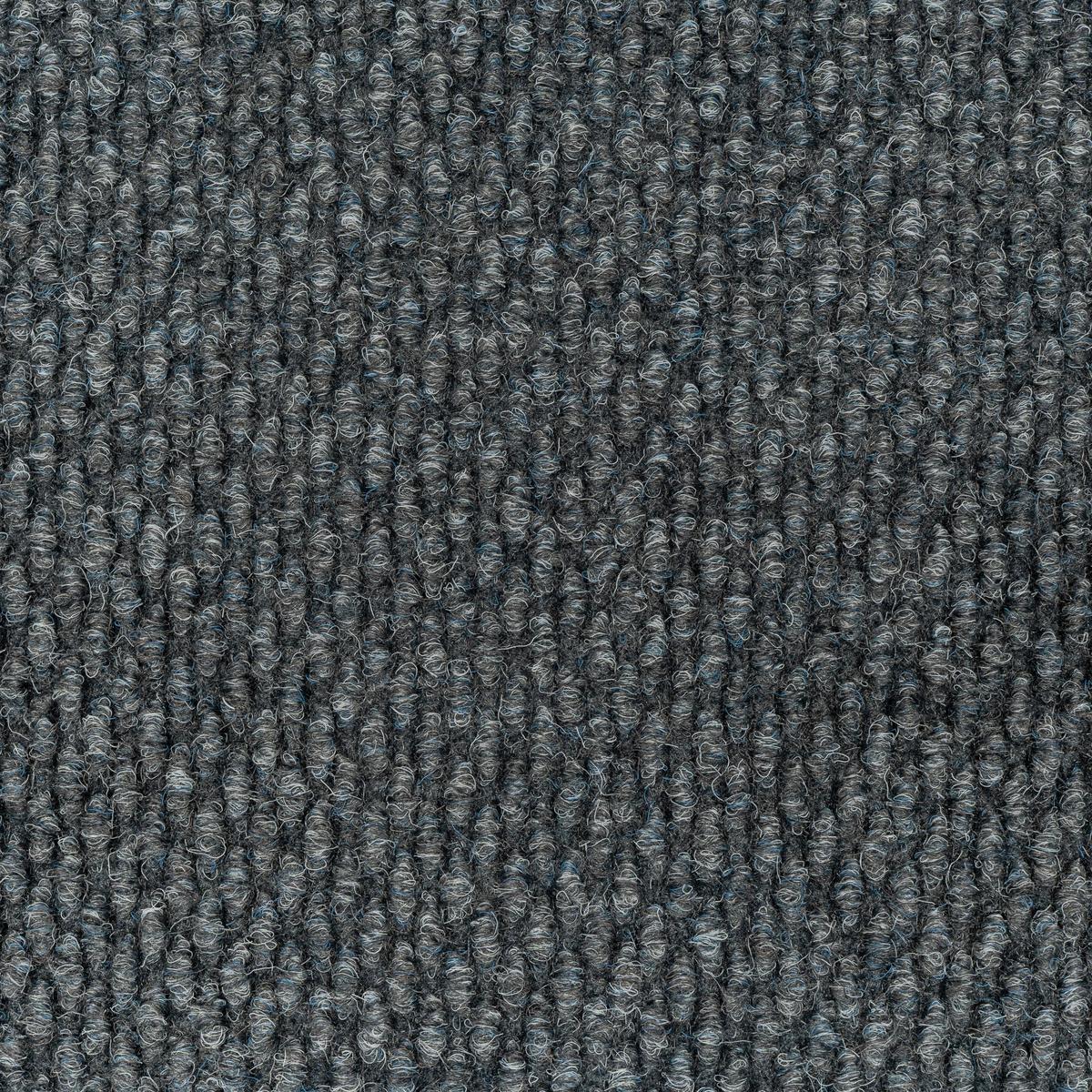 Teppichfliese Grau Calypso 50x50 cm Florhöhe 4,2 mm - Grau, Basics, Textil (50/50cm)