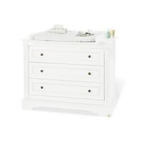 WICKELKOMMODE 133467B EMILIA - Weiß, Trend, Holzwerkstoff (119/101/78 bzw 58cm) - Pinolino