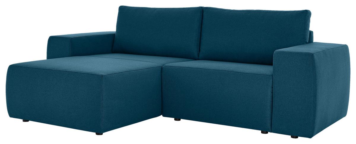 Ecksofa Looks Ii - Schwarz/Dunkelblau, Design, Textil (160/242cm) - LOOKS by W.Joop