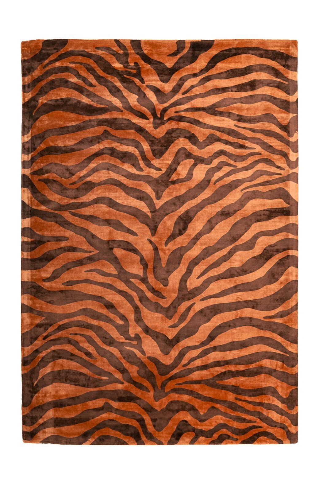 Flachwebteppich Sinai 125 Braun/Dunkelbraun, 200x290 cm