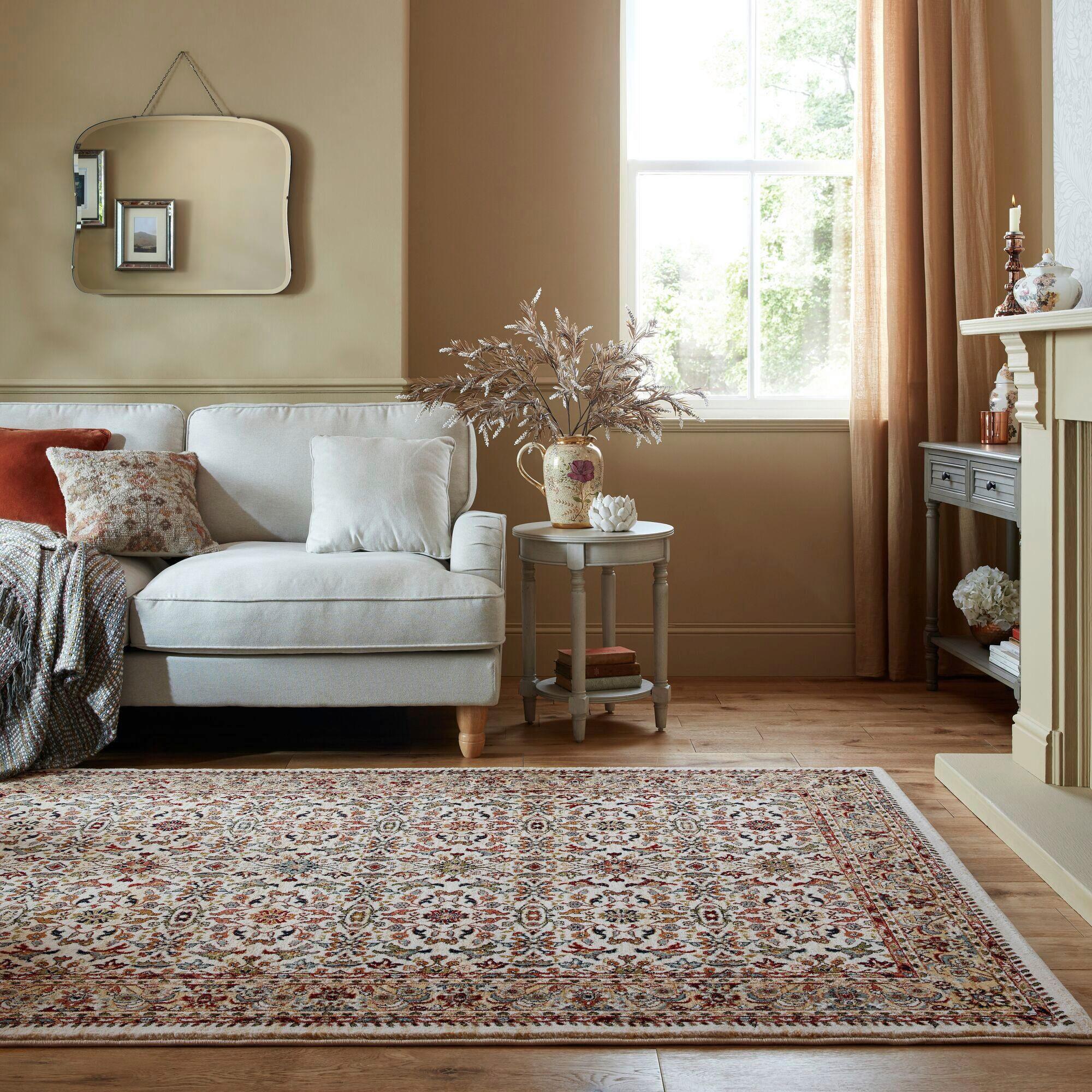 Vintage-Teppich Sandford - Naturfarben, KONVENTIONELL, Textil (160/230cm)