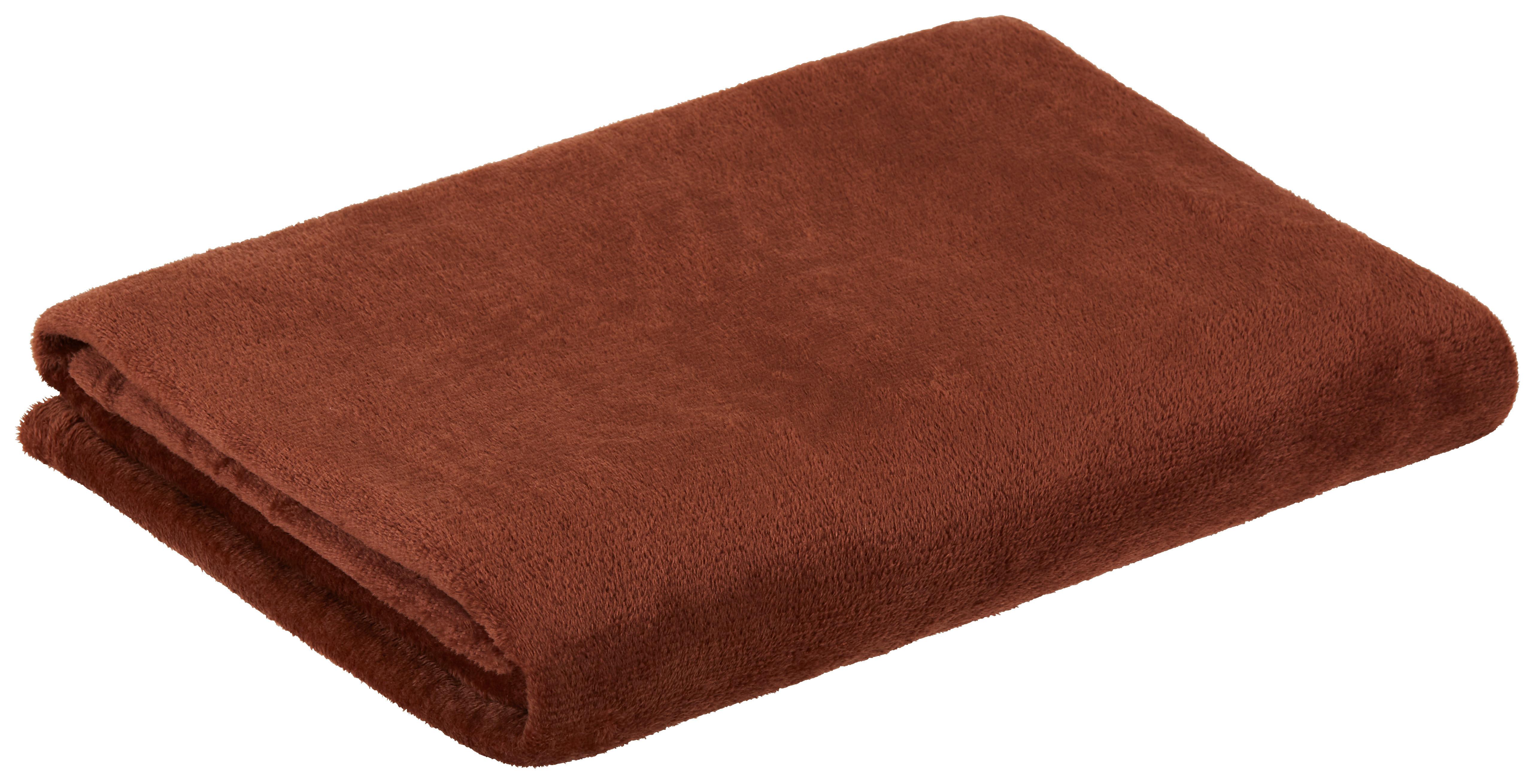 Kuscheldecke Marlies Braun 220x240 cm