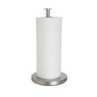 Držák na kuchyňské utěrky Leif, Ø/V: 16/31cm - barvy stříbra, Moderní, kov/plast (16/31cm) - Mömax