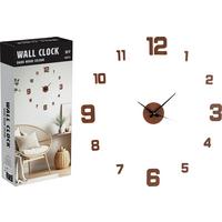 Falióra Falra Ragasztható - barna, Modern, műanyag