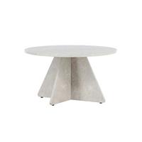 Esstisch Bootcut Beige DxH: 80x45 cm - Beige, MODERN, Holz (80/45cm) - Livetastic