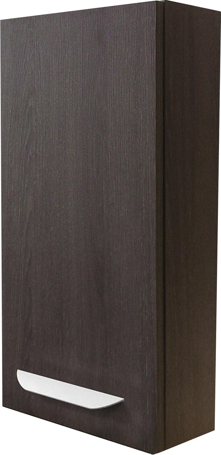 Hängeschrank Lavella B: 35cm Eiche Dekor - Eichefarben, MODERN, Glas/Holzwerkstoff (35/68/16cm) - Fackelmann