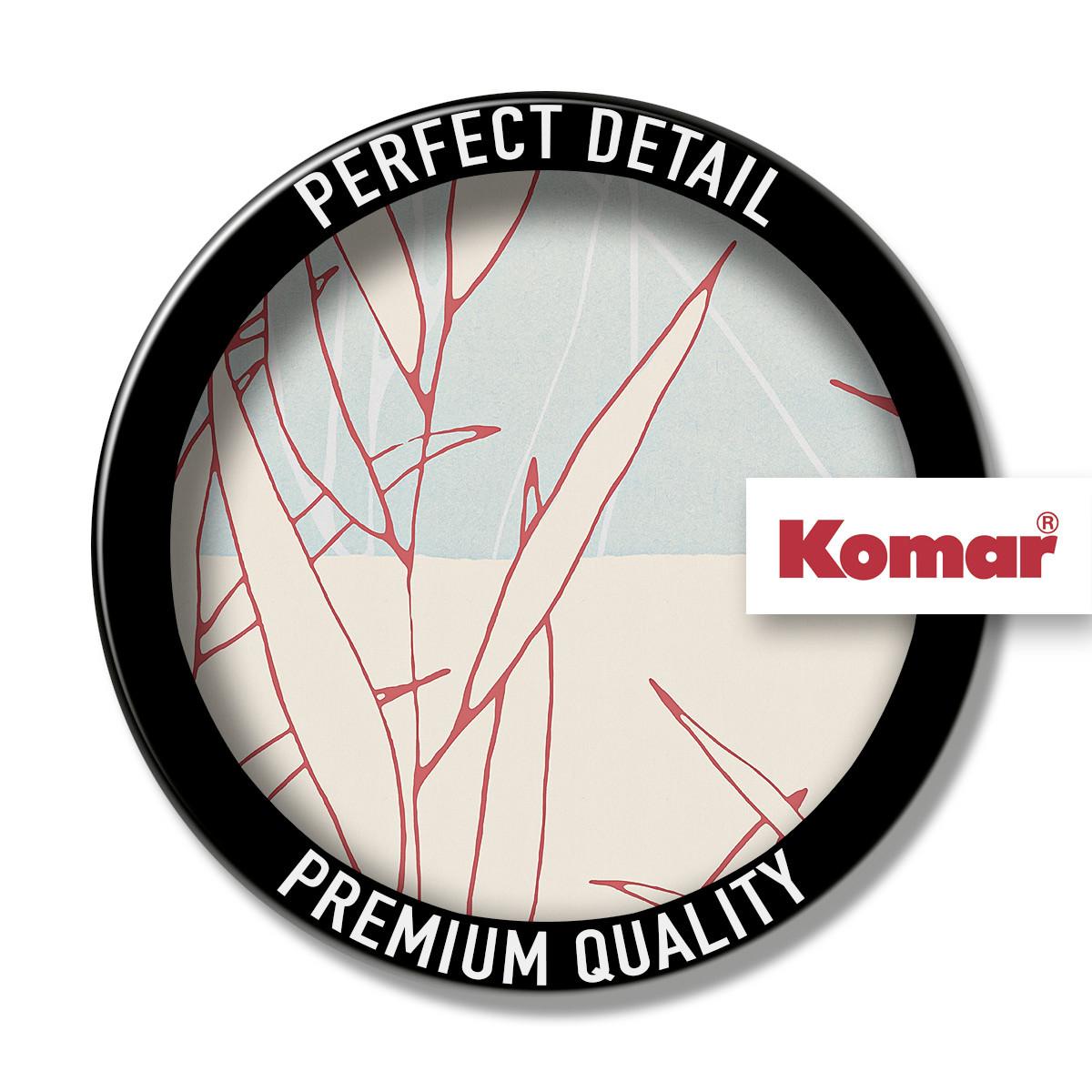Fototapete D1-078 Grassland - Blau/Rot, Trend (125cm)