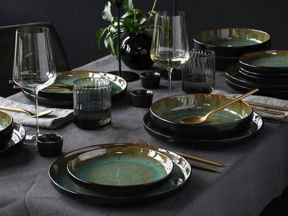Tafelservice 21557 Nordic Fjord Green - Grün, Trend, Keramik - Creatable