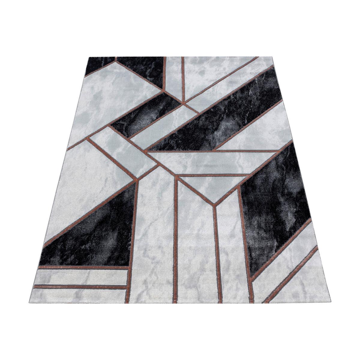 Webteppich Bronze Naturfaser Naxos 140x200 cm - Bronzefarben, Design, Textil (140/200cm)