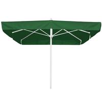 Ampelschirm Quadro LxBxH: 300x295x300cm Grün - Silberfarben/Grün, Basics, Textil/Metall (300/295/300cm) - Schneider