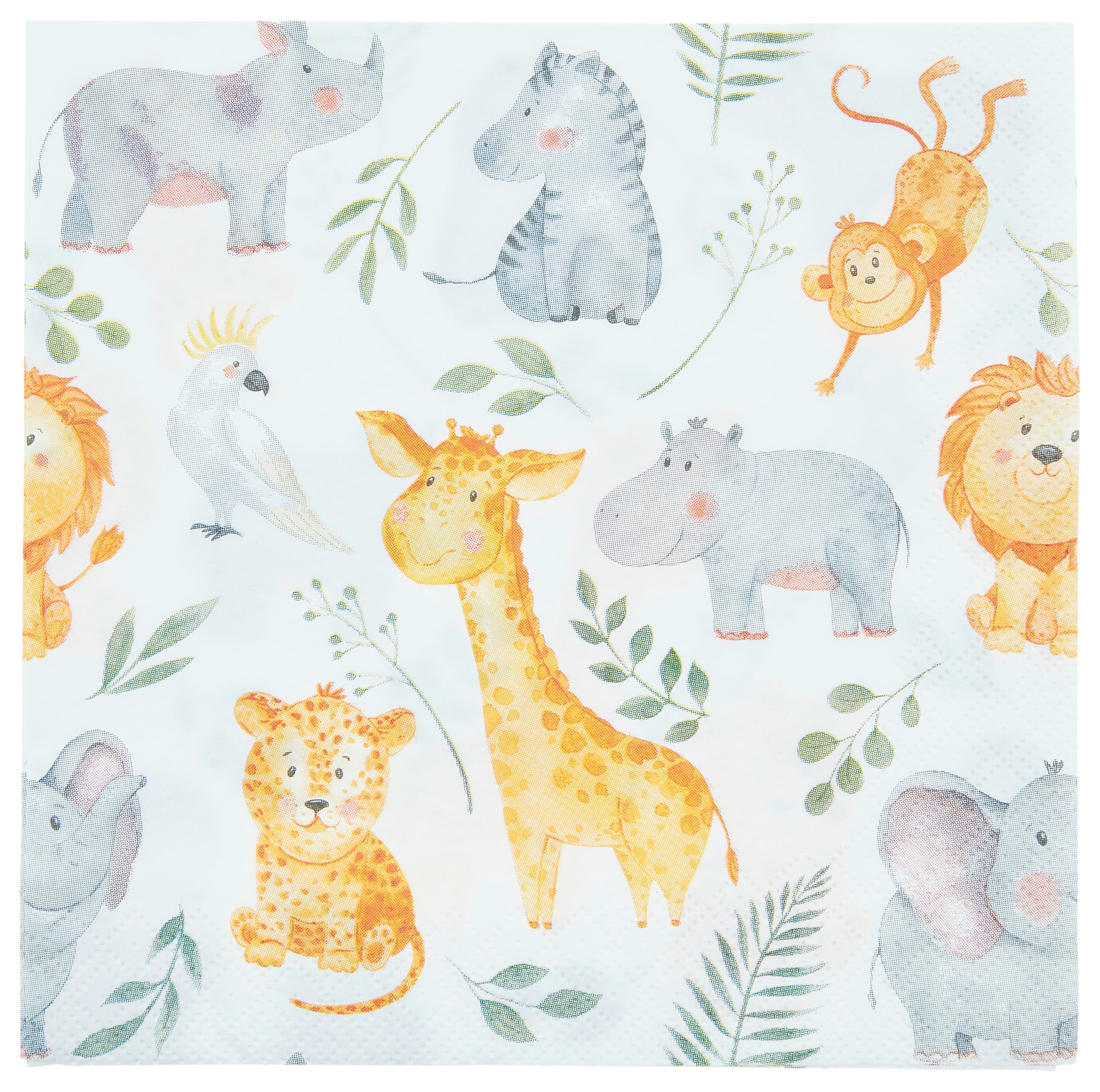 Serviette Lou Multicolor 20 Stk., 33x33 Cm