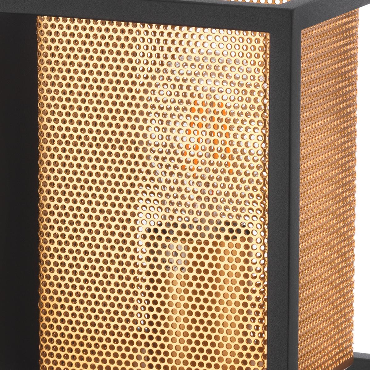 Wandleuchte 4980/Ap - Goldfarben/Schwarz, Design, Metall (15/16/18cm)