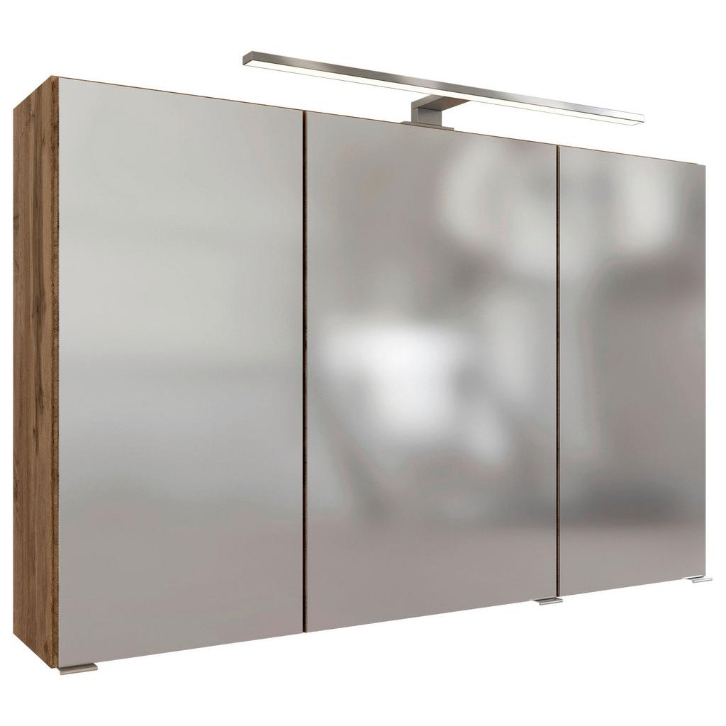 Spiegelschrank Pienza LED 3 Türen BHT: 100x64x20 cm
