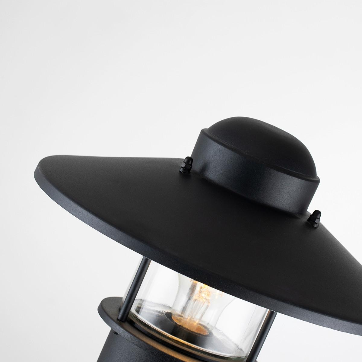 Talpas Lámpa Klampenborg-Bol-Bk - fekete, Konventionell, üveg/fém (27.5/101.8cm) - Elstead Lighting