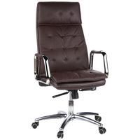Chefsessel Villa Braun Bis 120 Kg - Braun, Basics, Leder/Kunststoff (60/130/48cm) - MID.YOU