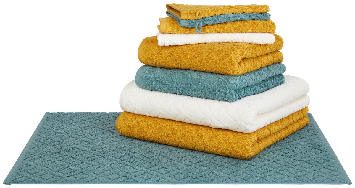 UTERÁK NA RUKY Naime, 50/100cm, žltá - žltá, Lifestyle, textil (50/100cm) - Modern Living