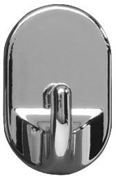 Öntapadós Akasztó 4421033100 - króm, Konventionell, műanyag (2,5/4/2cm) - Wenko
