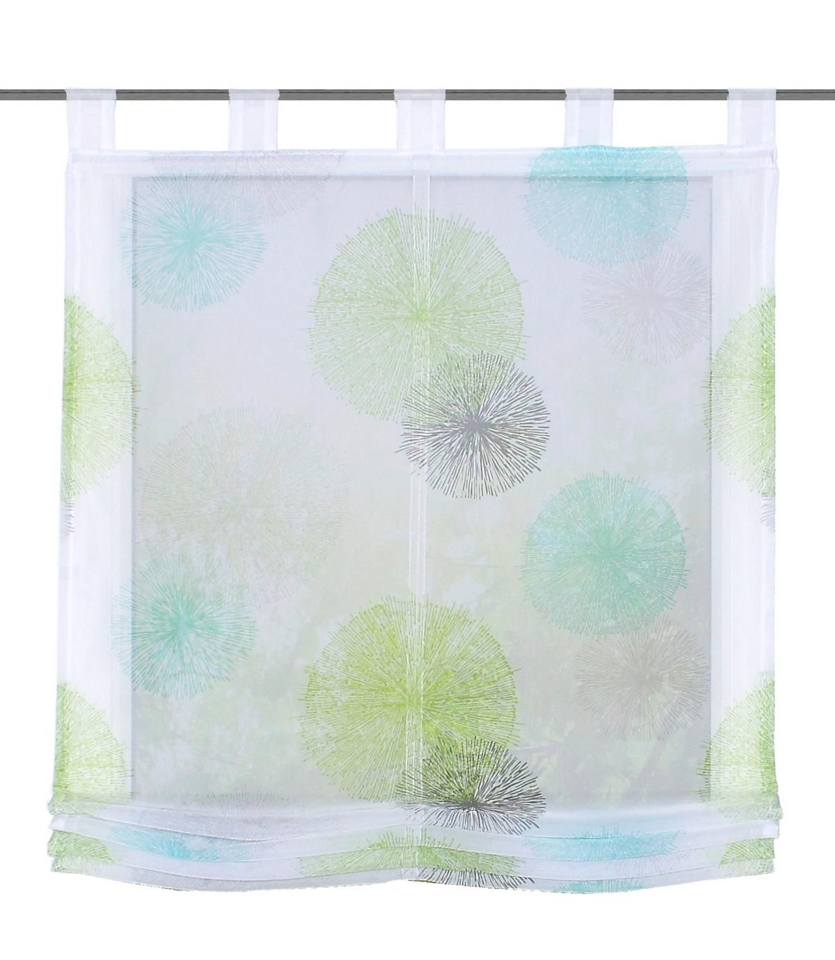 Raffrollo Rawlins Grün B: 100 cm - Grün, KONVENTIONELL, Textil (100/140cm)