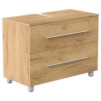 Waschbeckenunterschrank Mondial Eiche Dekor B: 85 cm - Eichefarben, MODERN, Holzwerkstoff (85/63/41,6cm) - MID.YOU