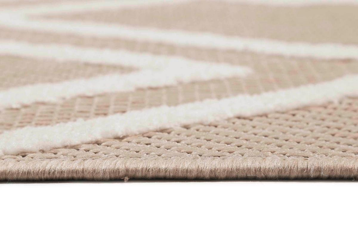 Outdoorteppich Creme/Weiß, BxL: ca. 160x225cm - Creme/Weiß, Design, Textil (160/225cm) - Esprit