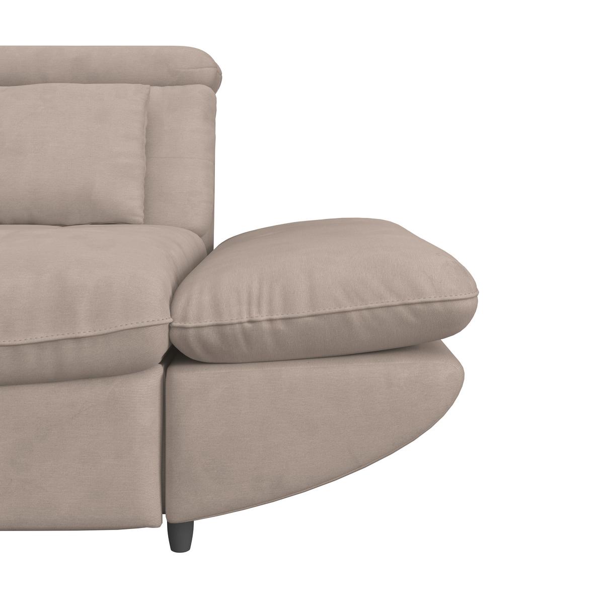 SEDACÍ SOUPRAVA PARK - černá/béžová, Moderní, textil/plast (311/233cm) - Luca Bessoni