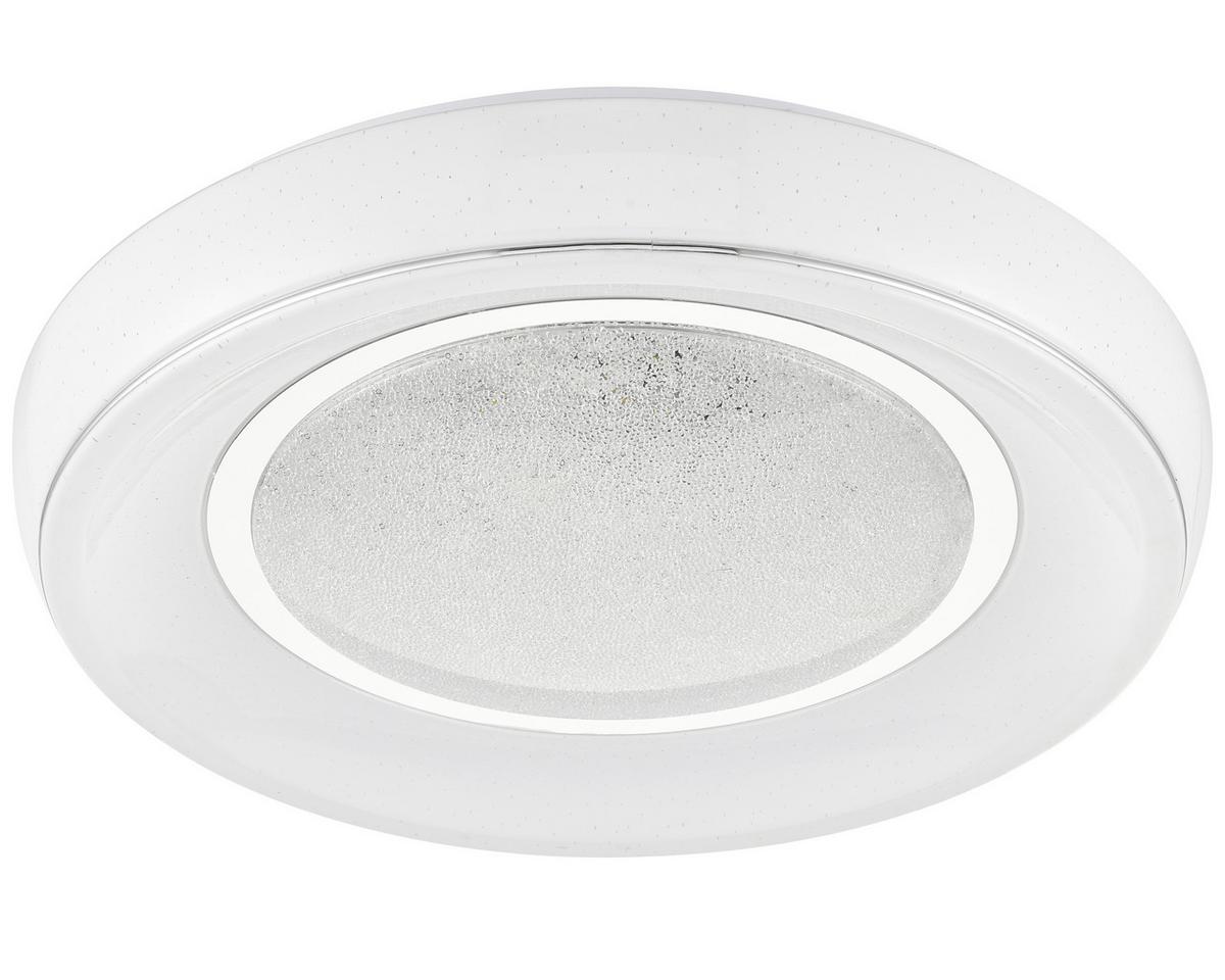 LED-Deckenleuchte Beatrice Ø 49 cm mit Fernbedienung - Weiß, MODERN, Kunststoff/Metall (49/9cm) - Luca Bessoni