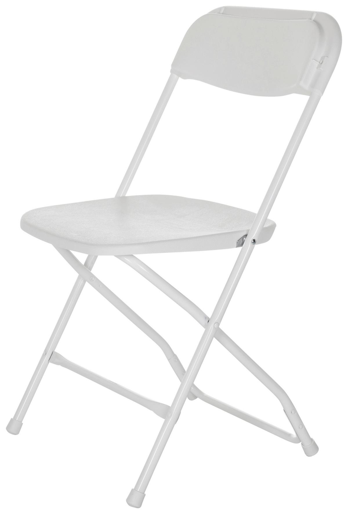 Klappstuhl Tudela Xxl W - Weiß, Basics, Kunststoff (46/80/50cm) - MID.YOU