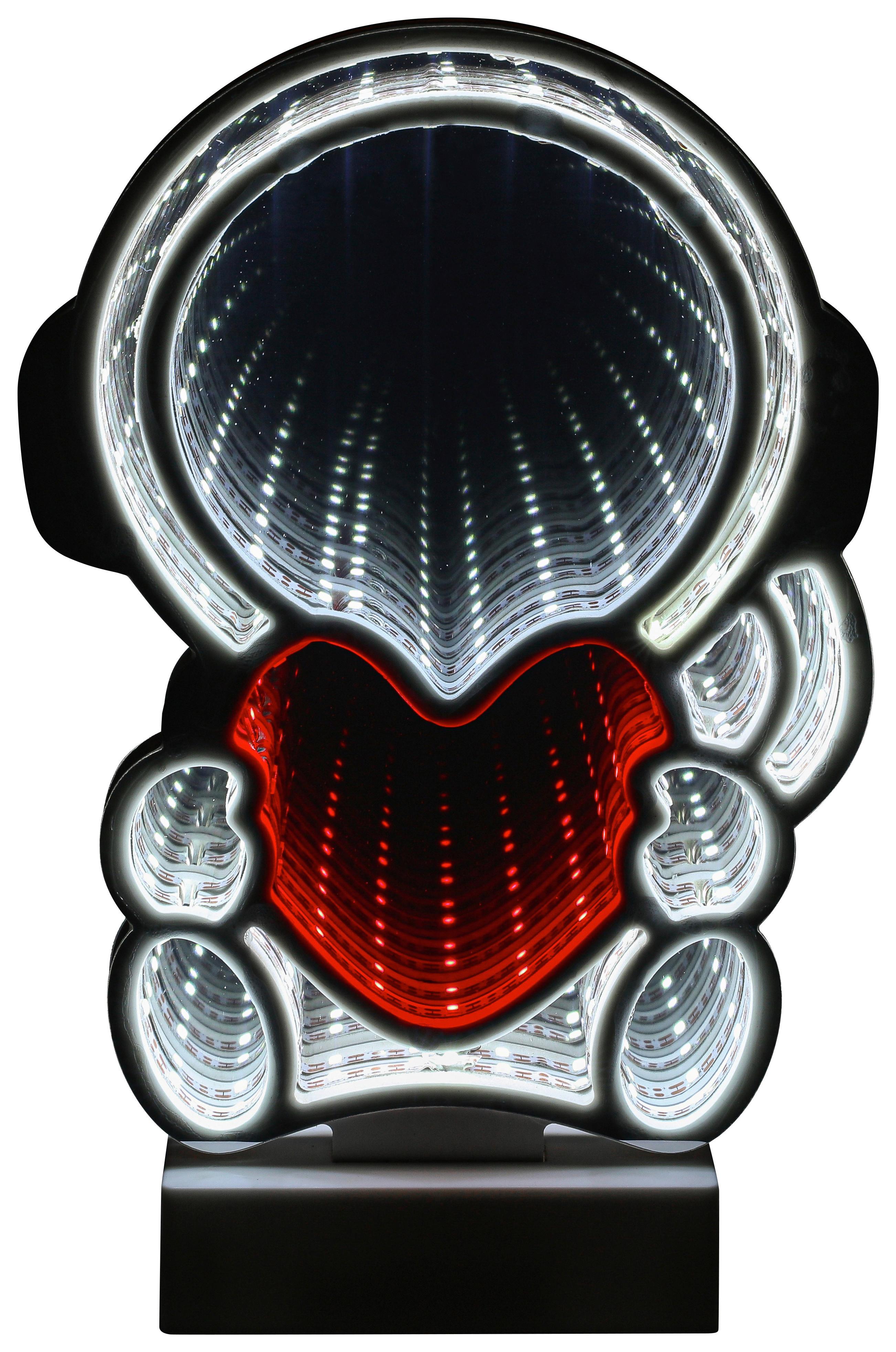 LED-DEKOLEUCHTE CATERINA - Chromfarben/Weiß, Basics, Kunststoff (17/4,5/25,5cm) - Luca Bessoni
