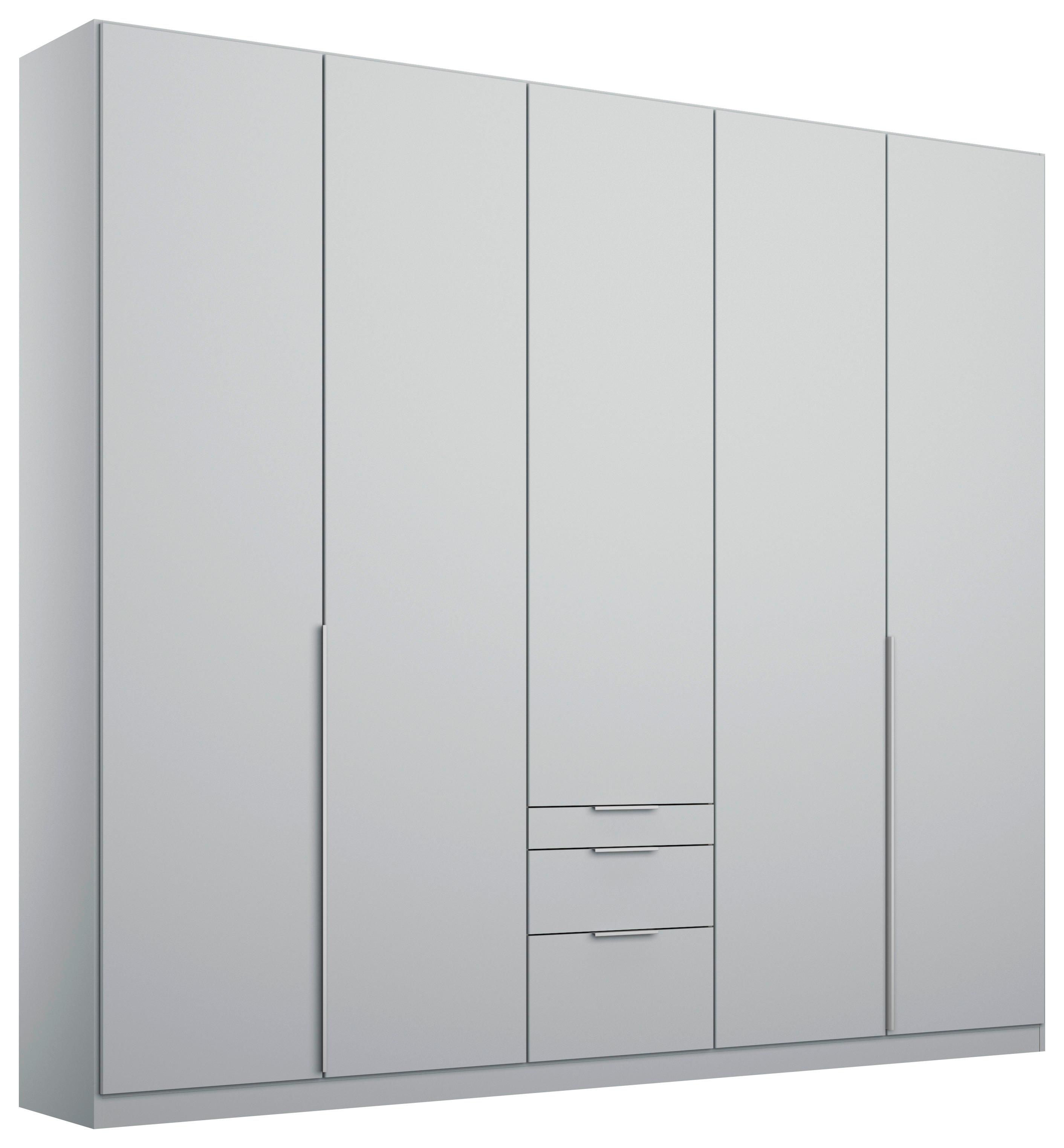 Drehtürenschrank Mit Laden 226 Cm Alabama, Seidengrau