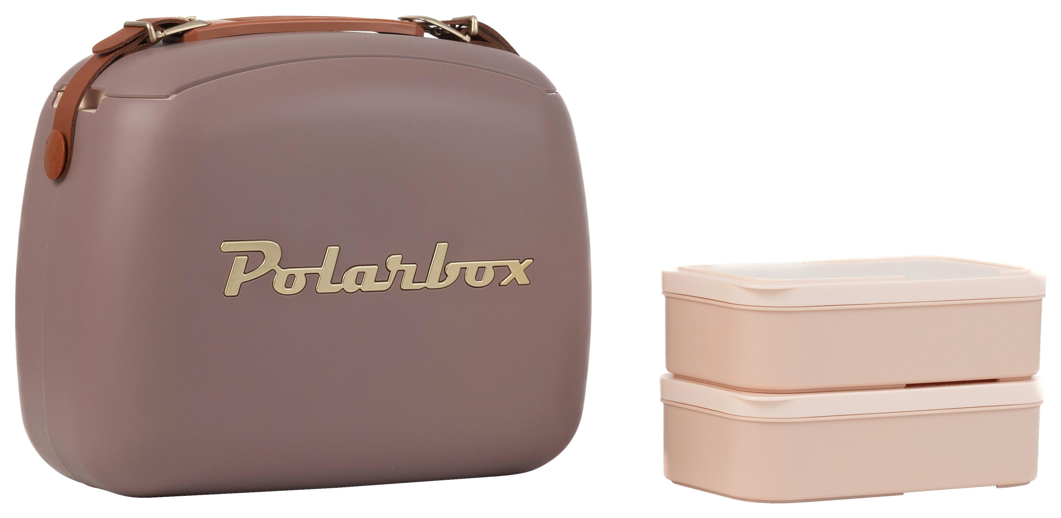 Chladící taška objem: 6L, včet. 2 boxu - světle fialová, Moderní, plast (6l) - Polarbox