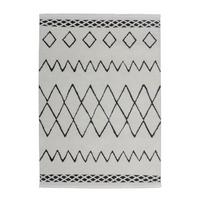 Teppich Agadir Schwarz, 120x170 cm - Schwarz, KONVENTIONELL, Textil (120/170cm)