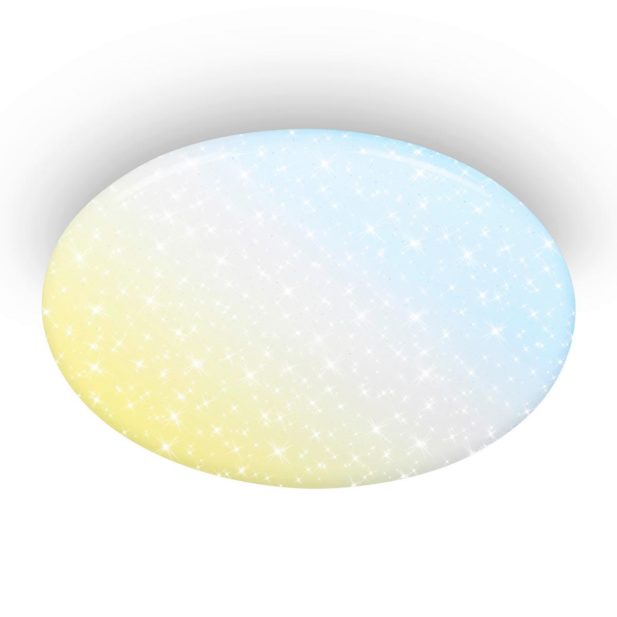 LED-Deckenleuchte Verb Weiß D: 56 cm - Weiß, Basics, Kunststoff/Metall (56/8.5cm)